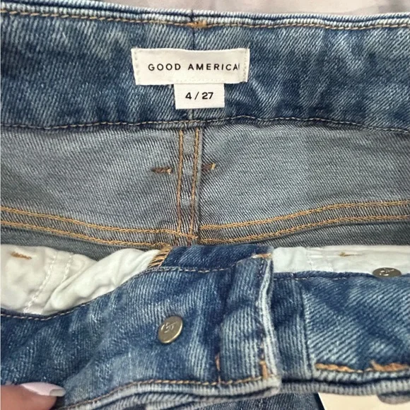 🎇SALE🎇 GOOD AMERICA • Blue Good Classic Jeans • sz 4/27 • - Picture 6 of 8
